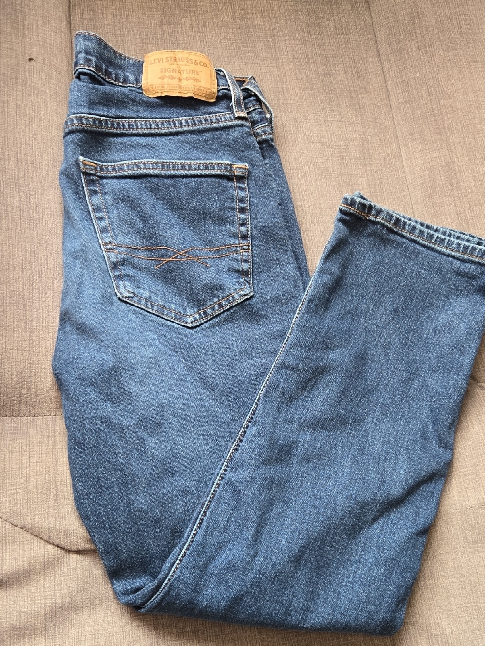 Levi's Men's Dark Blue Straight Jeans